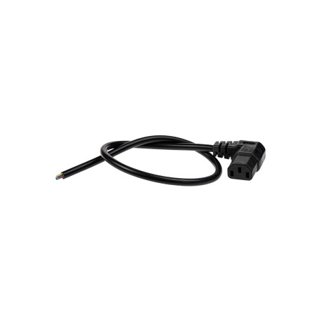 MAINS CABLE ANGL C13-OPN 0.5M (5506-242)